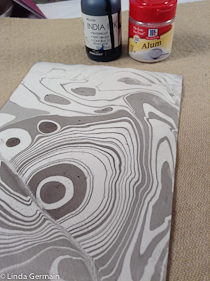 Sweet Leaf Notebook: Suminagashi : Marbling with India Ink and Water